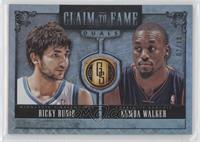 Ricky Rubio, Kemba Walker #/10