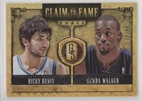 Ricky Rubio, Kemba Walker #/49