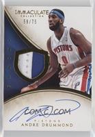 Patch Autographs - Andre Drummond #/75