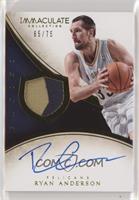 Patch Autographs - Ryan Anderson #/75