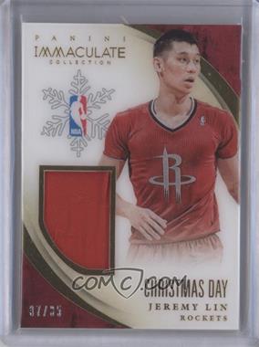 2013-14 Panini Immaculate Collection - Christmas Day #21 - Jeremy Lin /85