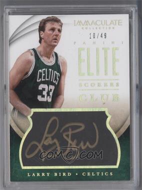 2013-14 Panini Immaculate Collection - Elite Scorers Club #7 - Larry Bird /49