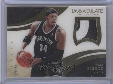 2013-14 Panini Immaculate Collection - Jersey Number Variation Patches #13 - Paul Pierce /34
