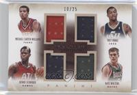 Dennis Schroder, Michael Carter-Williams, Nate Wolters, Trey Burke #/25