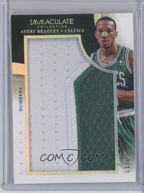 2013-14 Panini Immaculate Collection - Team Logos - Numbers #25 - Avery Bradley /12