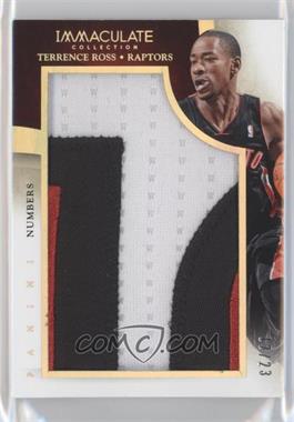 2013-14 Panini Immaculate Collection - Team Logos - Numbers #66 - Terrence Ross /23