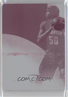 2013-14 Panini Immaculate Collection - Team Logos - Printing Plate Magenta #96 - Zach Randolph /1