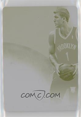 2013-14 Panini Immaculate Collection - Team Logos - Printing Plate Yellow #70 - Mason Plumlee /1