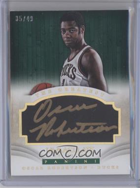 2013-14 Panini Immaculate Collection - The Greatest #13 - Oscar Robertson /49