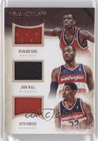 Bernard King, John Wall, Otto Porter #/25