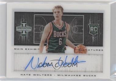 2013-14 Panini Innovation - Main Exhibit Signatures Rookies #31 - Nate Wolters /299