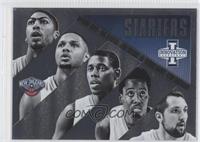 Al-Farouq Aminu, Anthony Davis, Eric Gordon, Jrue Holiday, Ryan Anderson