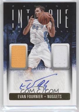 2013-14 Panini Intrigue - Dual Jersey Autographs #27 - Evan Fournier /99