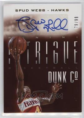 2013-14 Panini Intrigue - Dunk Company Signatures #44 - Spud Webb /99