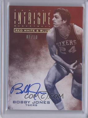2013-14 Panini Intrigue - Red White and Blue Autographs - Gold #16 - Bobby Jones /10
