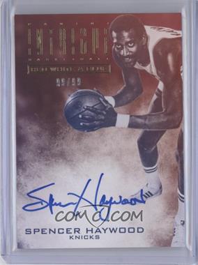 2013-14 Panini Intrigue - Red White and Blue Autographs #15 - Spencer Haywood /99