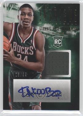 2013-14 Panini Intrigue - Rookie Autographed Memorabilia #4 - Giannis Antetokounmpo /99