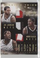 Deron Williams, Joe Johnson, Andray Blatche #/25