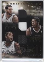 Deron Williams, Joe Johnson, Andray Blatche #/199