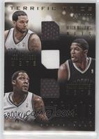 Deron Williams, Joe Johnson, Andray Blatche #/199