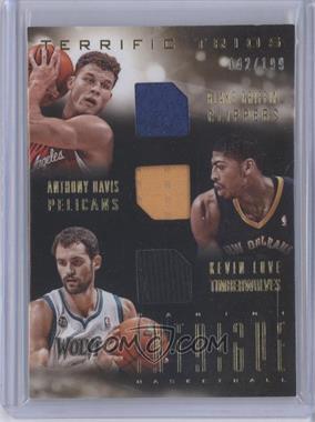 2013-14 Panini Intrigue - Terrific Trios #29 - Blake Griffin, Anthony Davis, Kevin Love /199