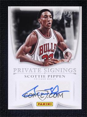 2013-14 Panini NBA Finals Promo Pack - Private Signings #SP - Scottie Pippen /15