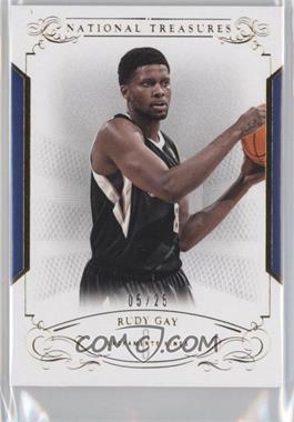 2013-14 Panini National Treasures - [Base] - Gold #43 - Rudy Gay /25