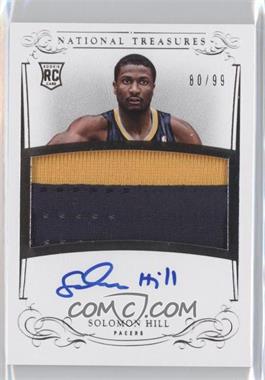 2013-14 Panini National Treasures - [Base] #103 - Rookie Patch Autographs - Solomon Hill /99