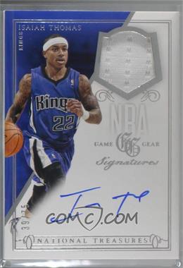 2013-14 Panini National Treasures - NBA Game Gear Signatures #GS-IT - Isaiah Thomas /75 [Noted]