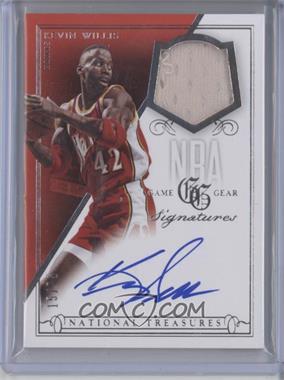 2013-14 Panini National Treasures - NBA Game Gear Signatures #GS-KW - Kevin Willis /75