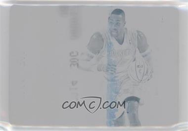 2013-14 Panini National Treasures - NBA Material - Printing Plate Cyan #44 - Dwight Howard /1