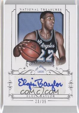 2013-14 Panini National Treasures - Signatures #SI-EB - Elgin Baylor /35