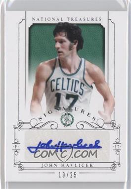 2013-14 Panini National Treasures - Signatures #SI-JH - John Havlicek /25