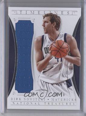 2013-14 Panini National Treasures - Timelines Materials #15 - Dirk Nowitzki /99