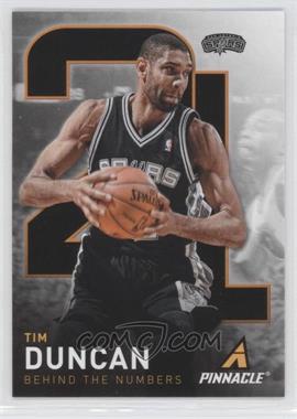 2013-14 Panini Pinnacle - Behind The Numbers #1 - Tim Duncan