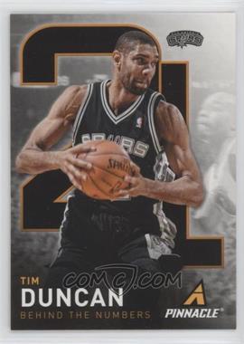 2013-14 Panini Pinnacle - Behind The Numbers #1 - Tim Duncan