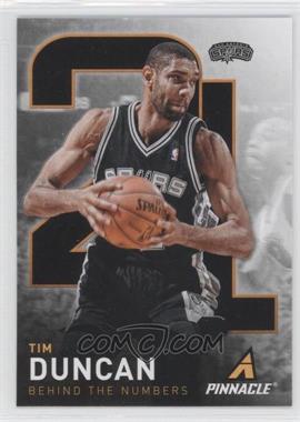 2013-14 Panini Pinnacle - Behind The Numbers #1 - Tim Duncan