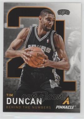 2013-14 Panini Pinnacle - Behind The Numbers #1 - Tim Duncan