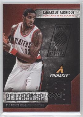 2013-14 Panini Pinnacle - Performers Jerseys #54 - LaMarcus Aldridge