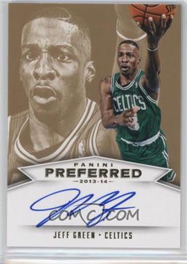 2013-14 Panini Preferred - [Base] - Gold #571 - Panini Signatures - Jeff Green /10