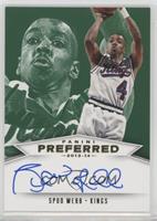 Panini Signatures - Spud Webb #/5