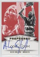 Panini Signatures - Alex English #/35