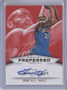 2013-14 Panini Preferred - [Base] - Red #543 - Panini Signatures - Grant Hill /20