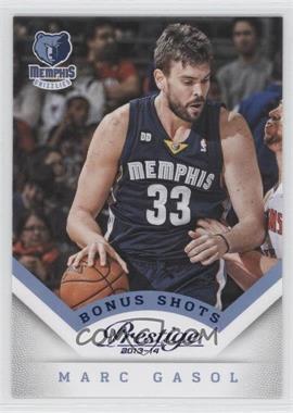 2013-14 Panini Prestige - [Base] - Blue Bonus Shots #99 - Marc Gasol