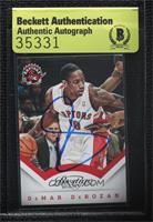 DeMar DeRozan [BAS Beckett Auth Sticker]