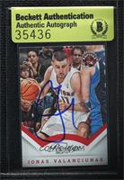 Jonas Valanciunas [BAS Beckett Auth Sticker]