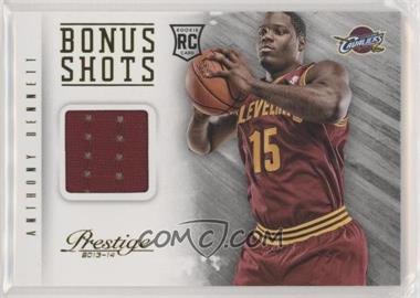 2013-14 Panini Prestige - Bonus Shots Materials #86 - Anthony Bennett