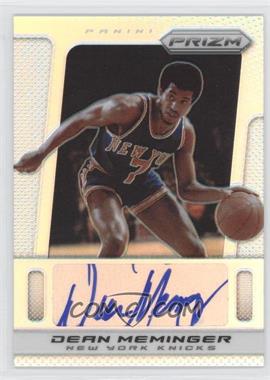 2013-14 Panini Prizm - Autographs - Silver Prizm #124 - Dean Meminger /25