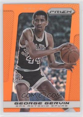 2013-14 Panini Prizm - [Base] - Orange Prizm #240 - George Gervin /60