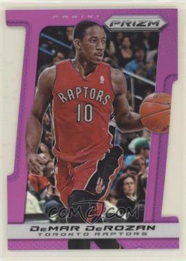 2013-14 Panini Prizm - [Base] - Purple Prizm Die-Cut #17 - DeMar DeRozan /49